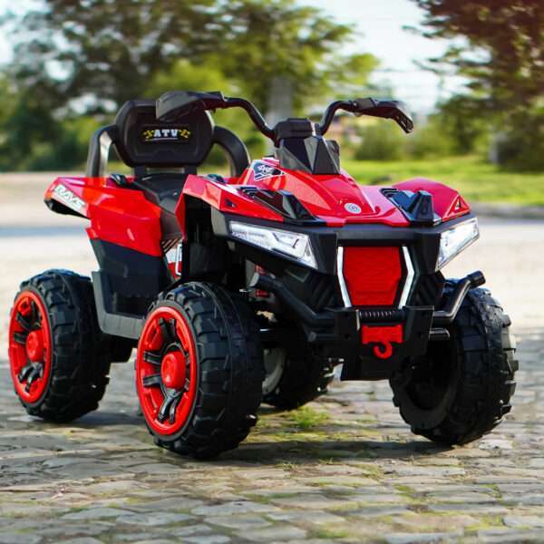 Electric ride-on ATV for children BJFT009, for 2 children, 4x4, 180W, 12V 12Ah, bluetooth, RC, red - Image 2