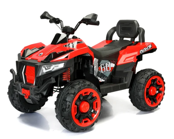 Electric ride-on ATV for children BJFT009, for 2 children, 4x4, 180W, 12V 12Ah, bluetooth, RC, red