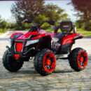 Electric ride-on ATV for children BJFT009, for 2 children, 4x4, 180W, 12V 12Ah, bluetooth, RC, red