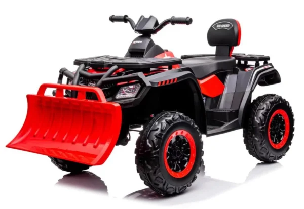 Ride-on electric ATV for children, BJS615, 4x4, accesories included, 320W, 24V, bluetooth, premium equiped, red