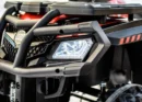 Ride-on electric ATV for children, BJS615, 4x4, accesories included, 320W, 24V, bluetooth, premium equiped, red