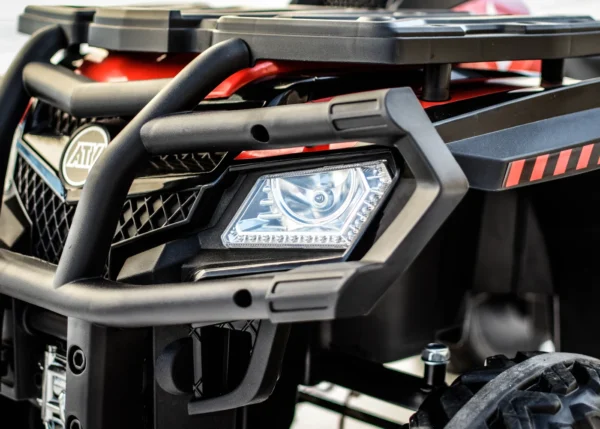 Ride-on electric ATV for children, BJS615, 4x4, accesories included, 320W, 24V, bluetooth, premium equiped, red - Image 3