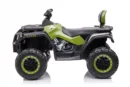 Ride-on electric ATV for children, BJS615, 4x4, accesories included, 320W, 24V, bluetooth, premium equiped, green