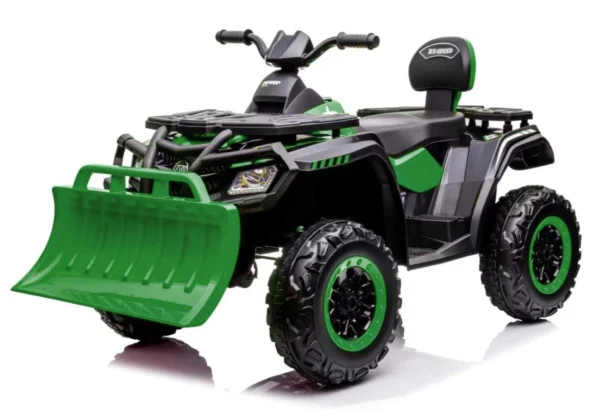 Ride-on electric ATV for children, BJS615, 4x4, accesories included, 320W, 24V, bluetooth, premium equiped, green