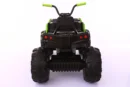 Electric ride-on ATV for children, Offroad-K, 90W, 12V, leather seat, green
