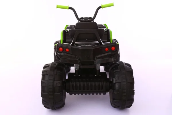 Electric ride-on ATV for children, Offroad-K, 90W, 12V, leather seat, green - Image 5