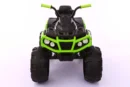 Electric ride-on ATV for children, Offroad-K, 90W, 12V, leather seat, green