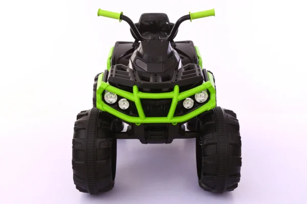 Electric ride-on ATV for children, Offroad-K, 90W, 12V, leather seat, green - Image 4