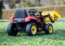 Ride-on electric excavator for children BJ611C, 60W, 12V, bluetooth, remote control included, red