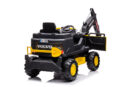Electric ride on excavator for children Volvo 90W 12V, electric charger, upholstered seat, yellow