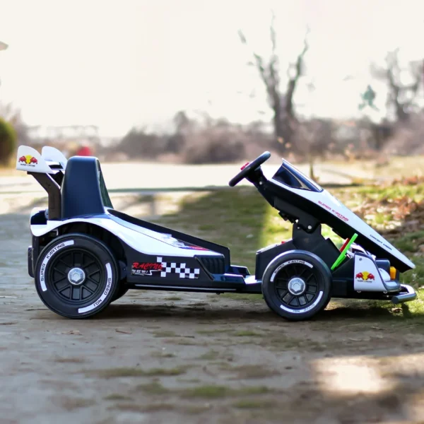 Electric ride-on Kart for children, Racing F1, 3-11 years, 90W, 12V, remote control, white - Image 5