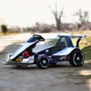 Electric ride-on Kart for children, Racing F1, 3-11 years, 90W, 12V, remote control, white