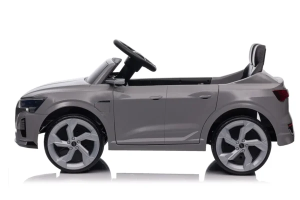 Licensed electric ride-on car for children Audi SQ8, remote control included, 70W, 12V, standard, gray - Image 4