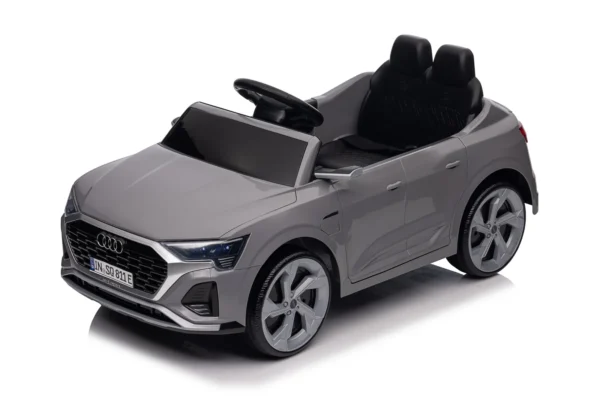 Licensed electric ride-on car for children Audi SQ8, remote control included, 70W, 12V, standard, gray - Image 5