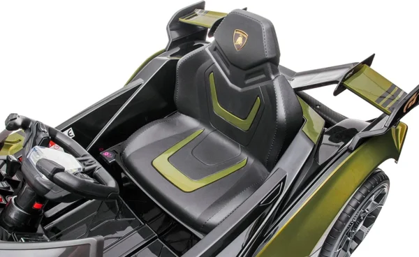 Licensed electric ride-on car for children, Lamborghini Lambo12 Vision, 4x4, 140W, premium, green - Image 4