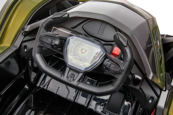 Licensed electric ride-on car for children, Lamborghini Lambo12 Vision, 4x4, 140W, premium, green - Image 5