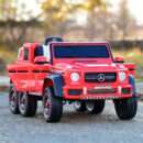Licensed ride-on car for children Mercedes G63 6x6, 400W, 24V, premium, red