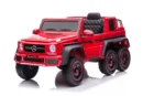 Licensed ride-on car for children Mercedes G63 6x6, 400W, 24V, premium, red
