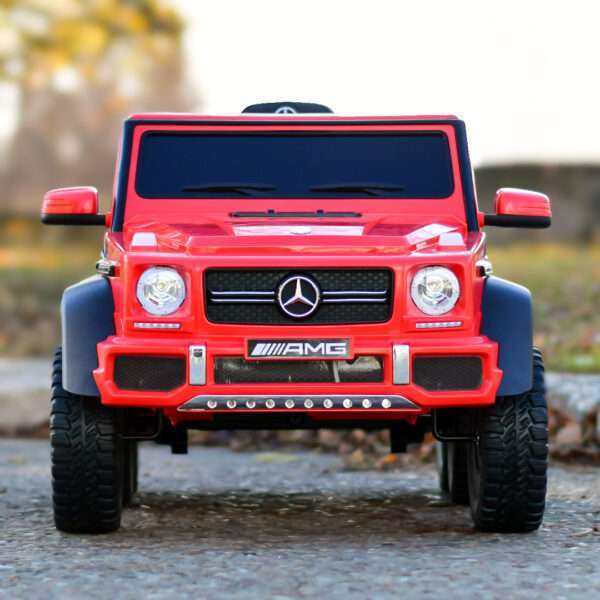 Licensed ride-on car for children Mercedes G63 6x6, 400W, 24V, premium, red - Image 2