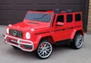 Licensed ride-on car for children Mercedes G63 XXL, with 2 seats, 4x4, 180W 12V, premium, red