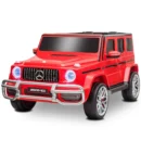 Licensed ride-on car for children Mercedes G63 XXL, with 2 seats, 4x4, 180W 12V, premium, red