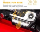Licensed ride-on car for children Mercedes G63 XXL, with 2 seats, 4x4, 180W 12V, premium, red