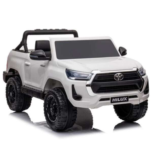 Licensed ride-on car Toyota Hilux 2020, 4x4 180W 12V 14Ah, premium, white