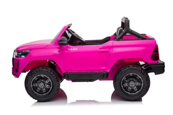 Licensed ride-on car Toyota Hilux 2020, 4x4 180W 12V 14Ah, premium, barbie pink - Image 3