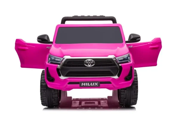 Licensed ride-on car Toyota Hilux 2020, 4x4 180W 12V 14Ah, premium, barbie pink - Image 5