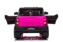 Licensed ride-on car Toyota Hilux 2020, 4x4 180W 12V 14Ah, premium, barbie pink