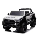 Licensed ride-on car for children Toyota Hilux, police version, 4x4, 180W, 12V-14Ah, premium. white
