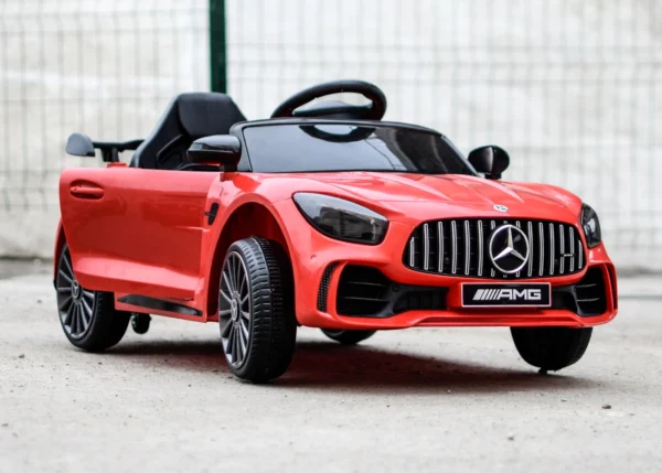 Licensed electric ride-on car Mercedes-Benz AMG GT-R, 50W 12V, red - Image 2