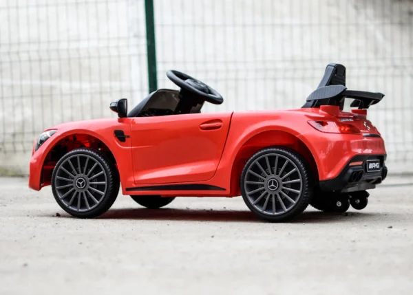 Licensed electric ride-on car Mercedes-Benz AMG GT-R, 50W 12V, red - Image 4