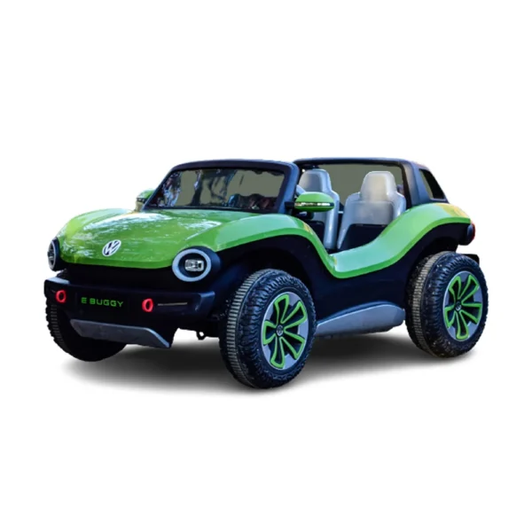 Electric car for children Volkswagen ID Buggy, 2 seats, 90W 12V, green