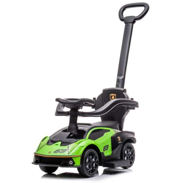 Ride-on car and precursory for children 2 in 1, Lamborghini Essenza SCV12, green