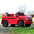 Mercedes G63 AMG, electric car for children, 70W 12V, premium, red