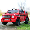 Mercedes G63 AMG, electric car for children, 70W 12V, premium, red