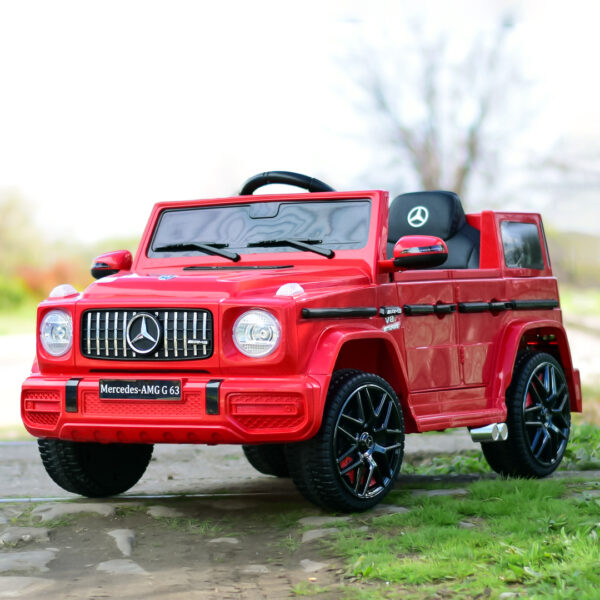 Mercedes G63 AMG, electric car for children, 70W 12V, premium, red - Image 2