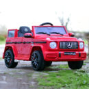 Mercedes G63 AMG, electric car for children, 70W 12V, premium, red