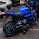 Children s electric motorcycle, B919, bluetooth, 90W, 12V battery, blue