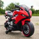 Children s electric motorcycle, B919, bluetooth, 90W, 12V battery, red