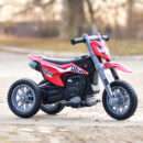 Ride-on electric motorcycle for children, enduro type, 60W, 12V, red