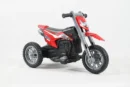 Ride-on electric motorcycle for children, enduro type, 60W, 12V, red
