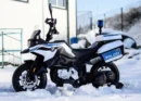 BMW F850 GS licensed electric police ride-on motorcycle, 90W 12V, with EVA wheels