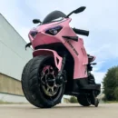 Ride-on motorcycle for children BDQ888, 70W 12V, EVA wheels, bluetooth, pink