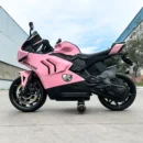 Ride-on motorcycle for children BDQ888, 70W 12V, EVA wheels, bluetooth, pink