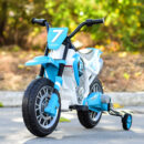 Electric ride on motorcycle for children BJH022 70W 12V, blue