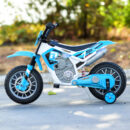 Electric ride on motorcycle for children BJH022 70W 12V, blue