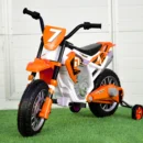 Electric ride on motorcycle for children BJH022, 70W 12V, orange