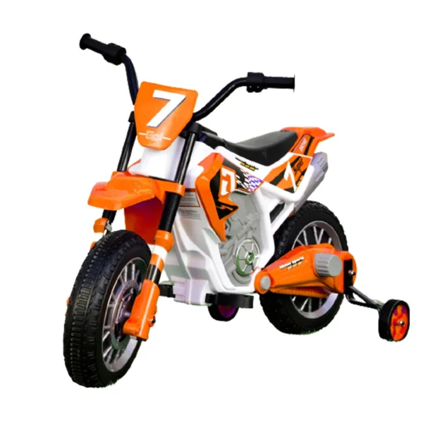 Electric ride on motorcycle for children BJH022, 70W 12V, orange